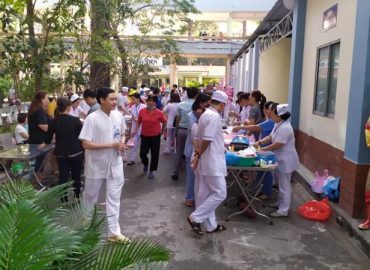 Buổi quyên góp Hội mừng xuân tại Bệnh viện Phạm Ngọc Thạch
